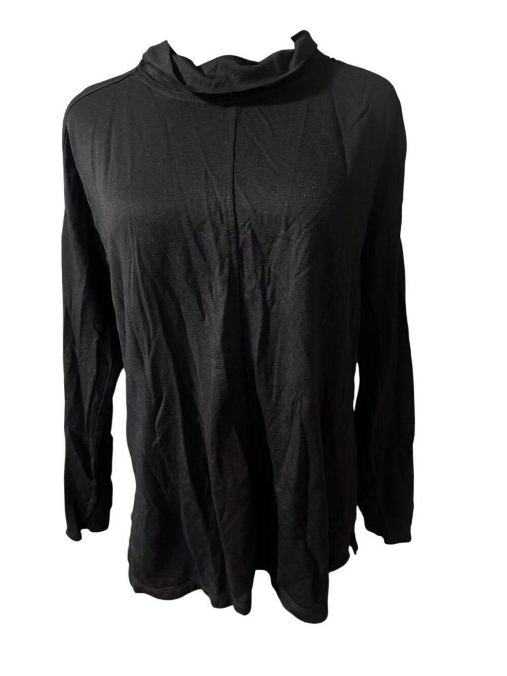 Cable & Gauge black mock neck 3/4 sleeve top size M